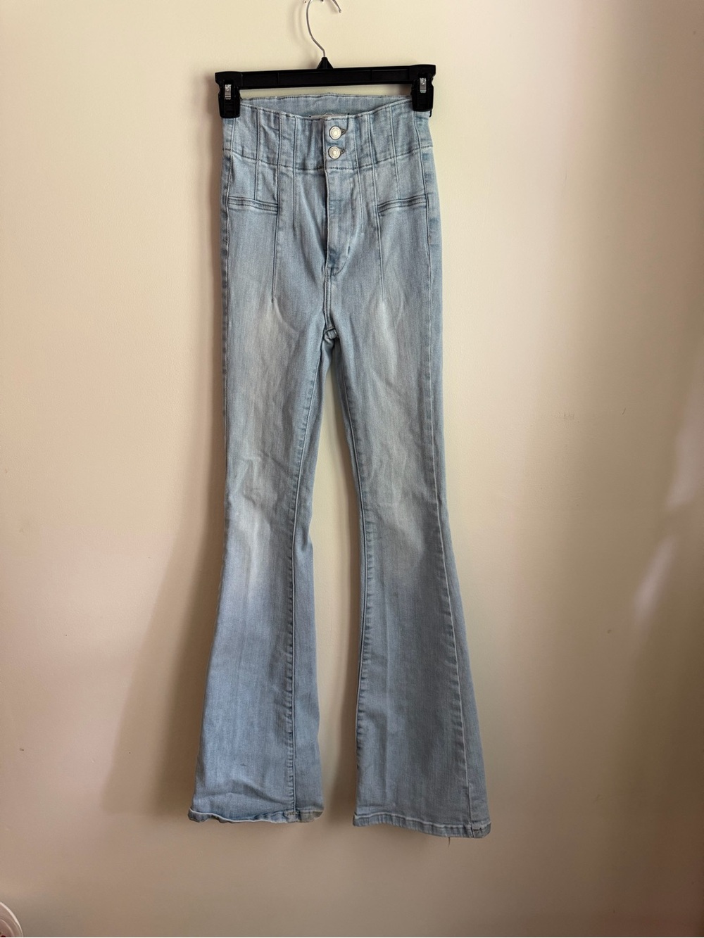 We The Free Free People High Rise Flare Jeans Size 26
